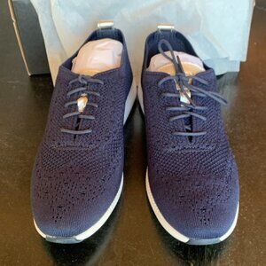 Cole Haan Wingtip Oxfords - Marine Blue, Stitchlite